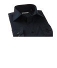 Slim fit plain cotton shirt