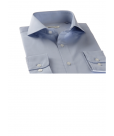 Regular fit plain cotton shirt