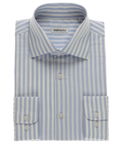 Regular fit striped cotton shirt