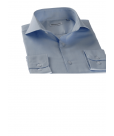 Regular fit plain cotton shirt