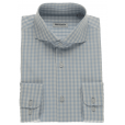 Regular fit gingham cotton shirt