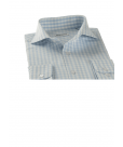 Regular fit gingham cotton shirt