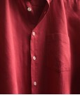 Red Linen Shirt 